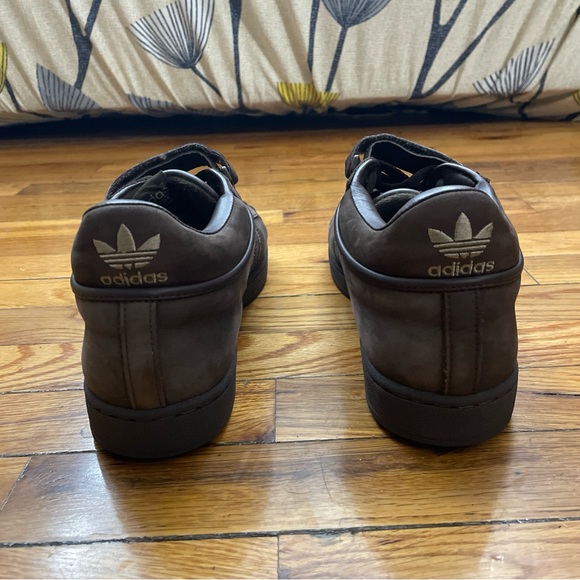 2005 Adidas Pro Model Low Strap Brown Size 11.5M Used No Box VTG Retro Rare - Picture 4 of 7
